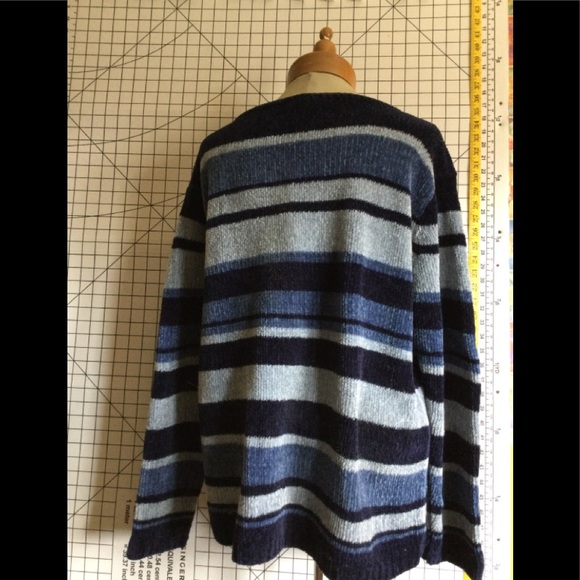 De Rotchild Blue Stripe Pullover size L - Picture 2 of 4